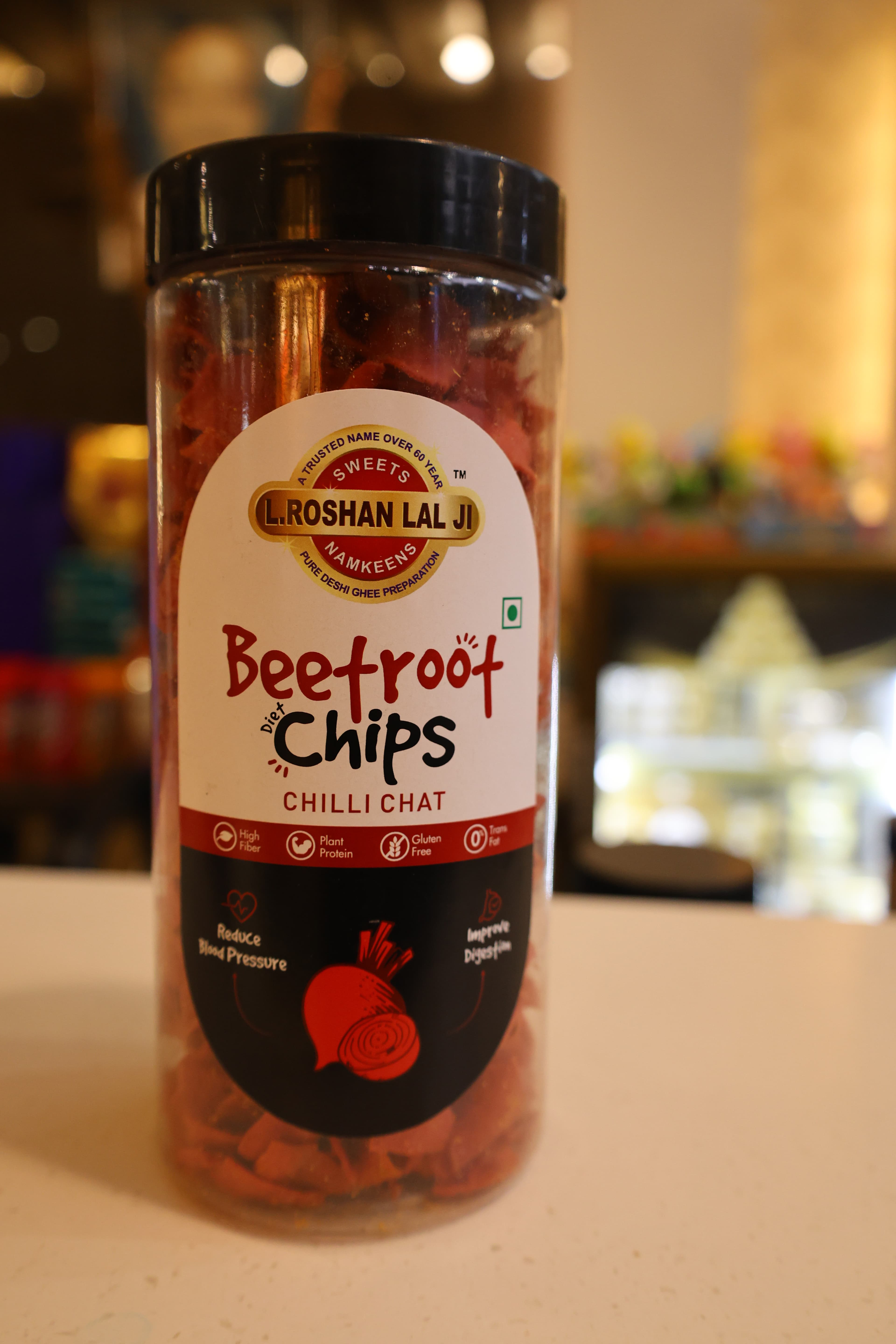 Beetroot Chips - Chilli Chat